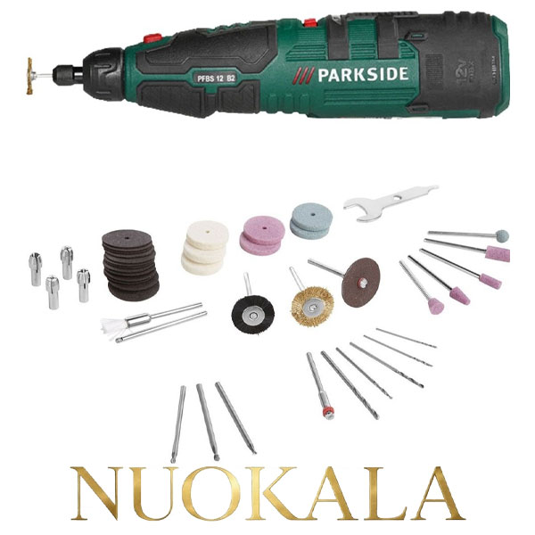 فرز انگشتی شارژی پارکساید مدل PFBS 12 B2 فرز انگشتی شارژی پارکساید مدل PFBS 12 B2